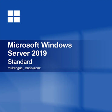 Microsoft Windows Server 2019 Standard, Πολυγλωσσική, Βασική άδεια