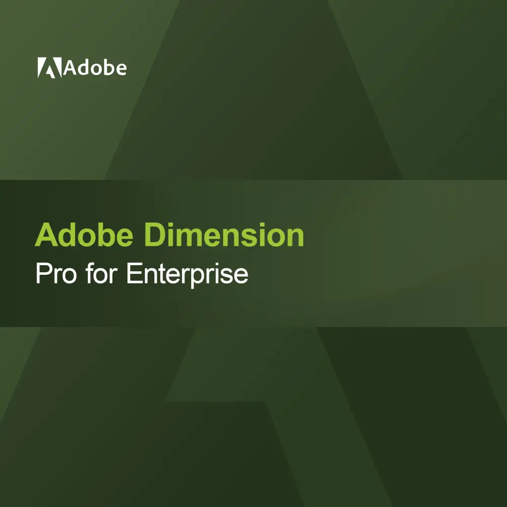 Adobe Dimension - Kurumsal için Pro