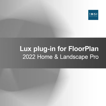 Lux vtičnik za FloorPlan 2022 Home & Landscape Pro
