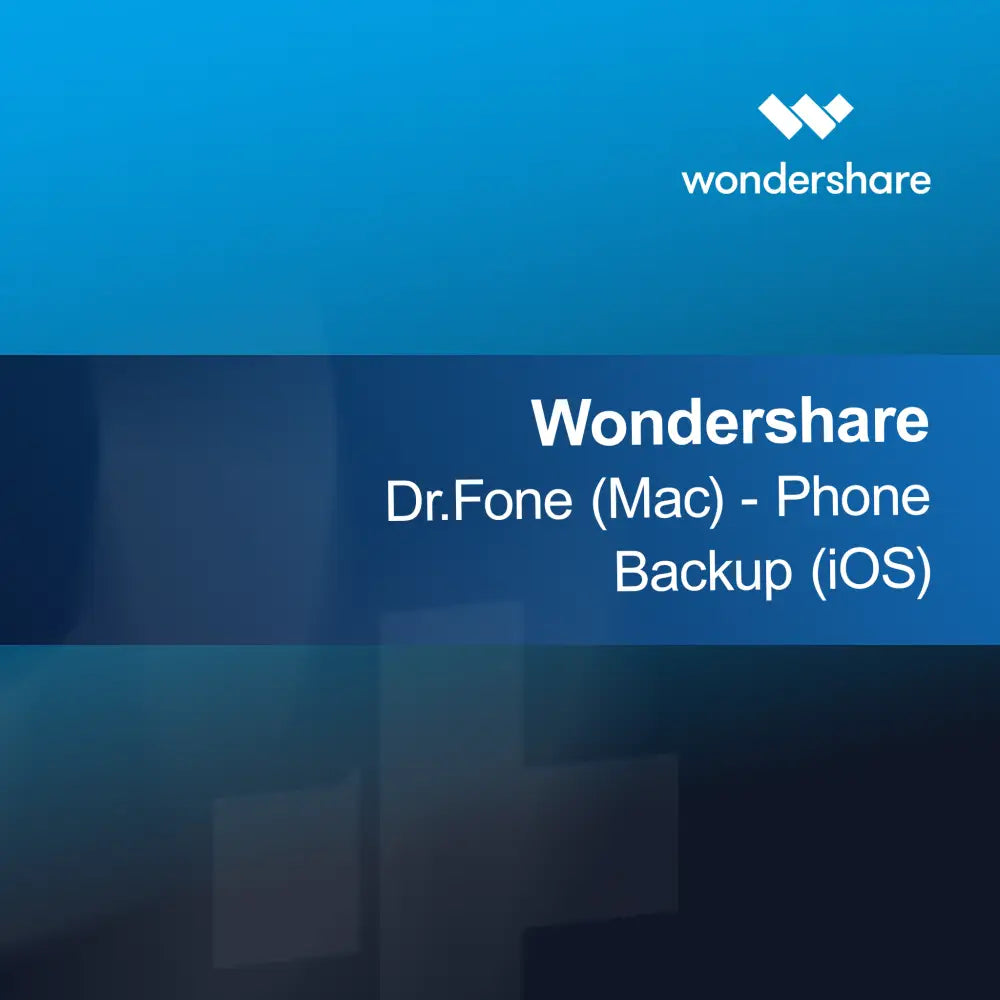 Wondershare Dr.Fone (Mac) - Δημιουργία αντιγράφων ασφαλείας τηλεφώνου (iOS)